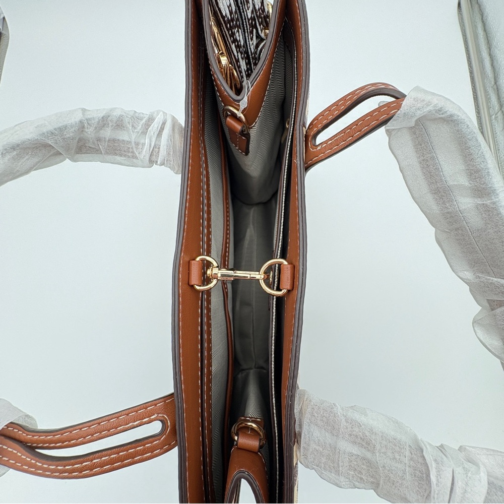 NWT Caitian Crossbody Handags Purses For Women 2pcs Vegan Leather Satchel Tote - Picture 11 of 15